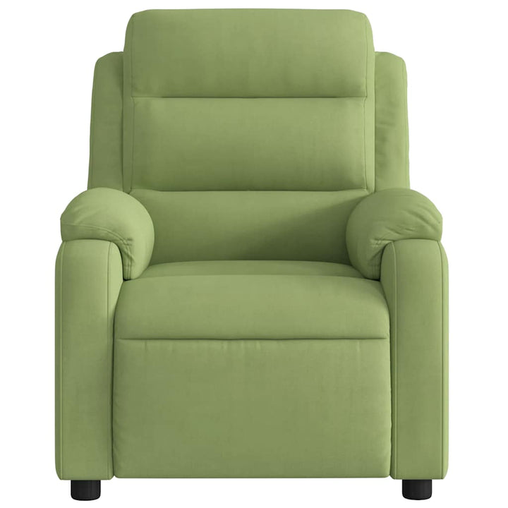 massagestol velour lysegrøn