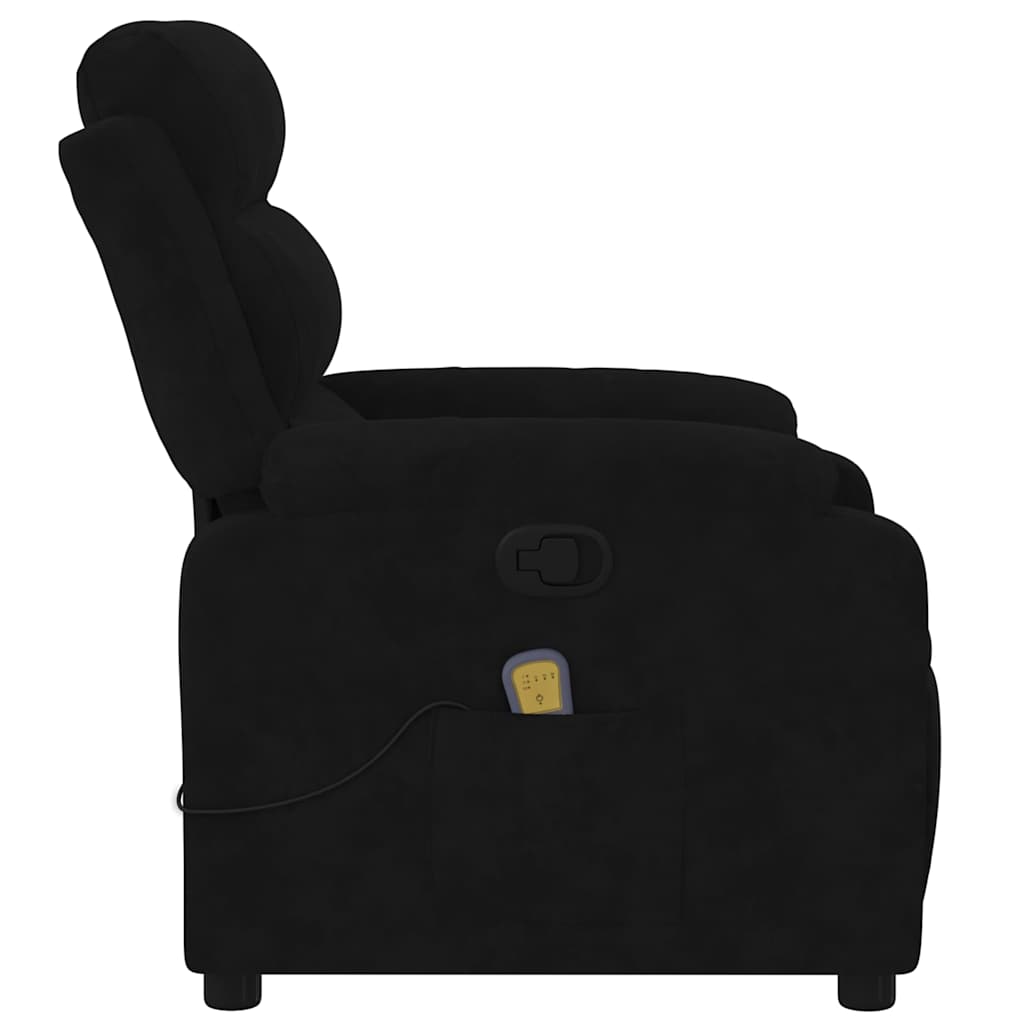 massagestol velour sort