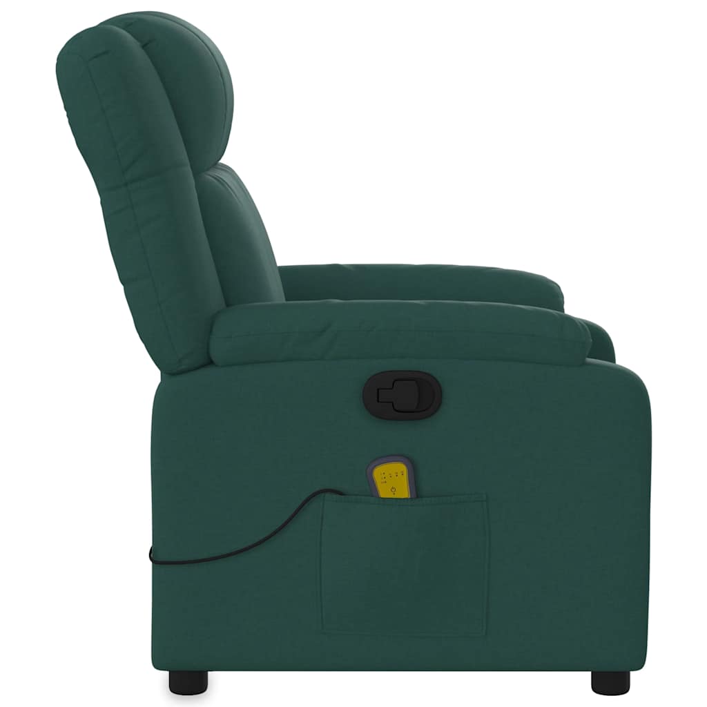 massagestol stof mørkegrøn