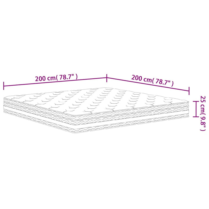 springmadras m. pocket-fjedre medium 200x200 cm