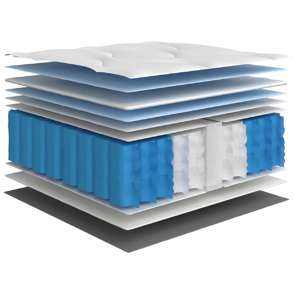 springmadras med pocketfjedre 90x190 cm medium fast