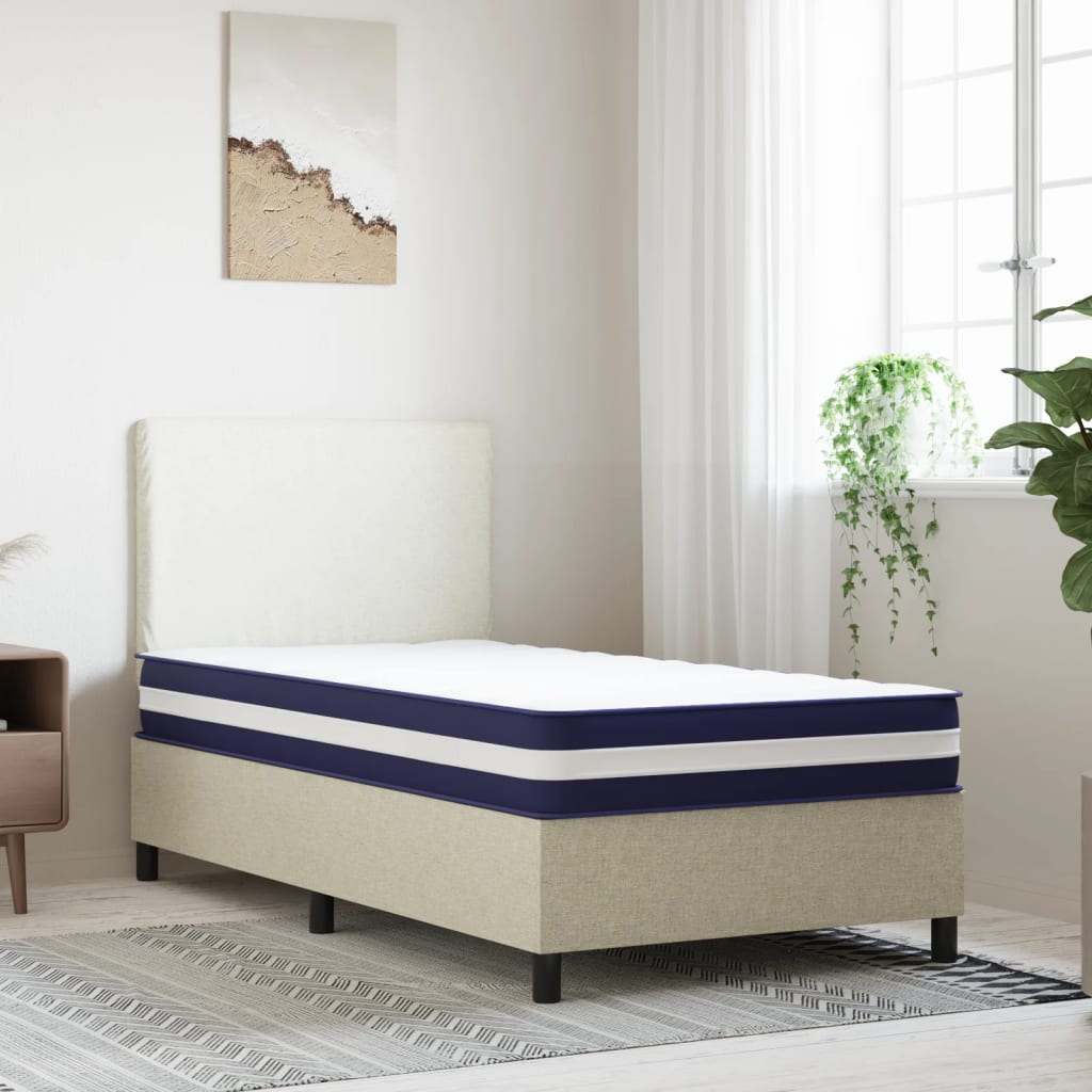springmadras med pocketfjedre 90x200 cm medium fast