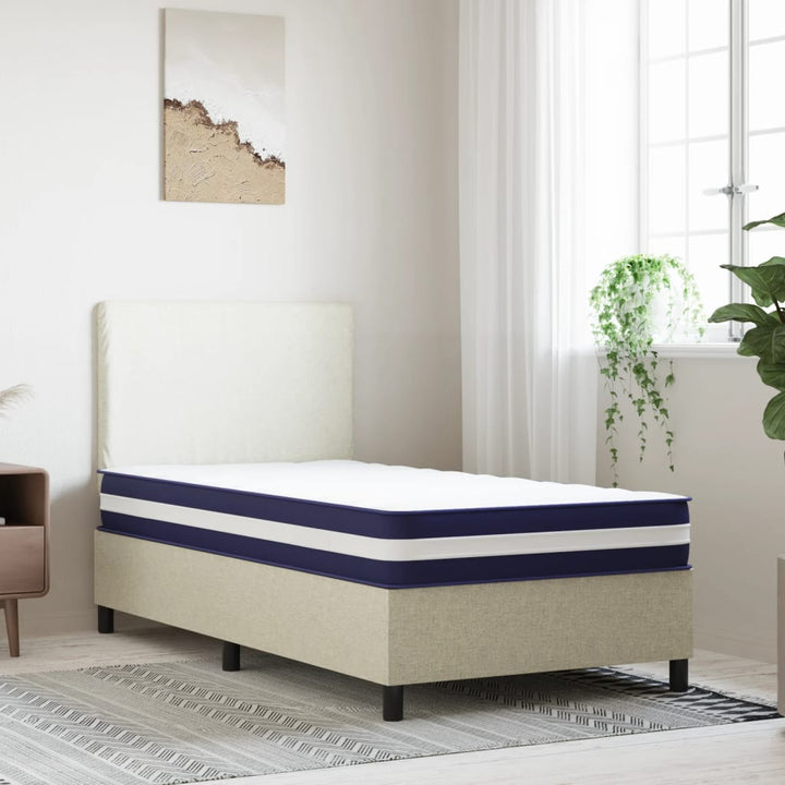 springmadras med pocketfjedre 90x200 cm medium fast