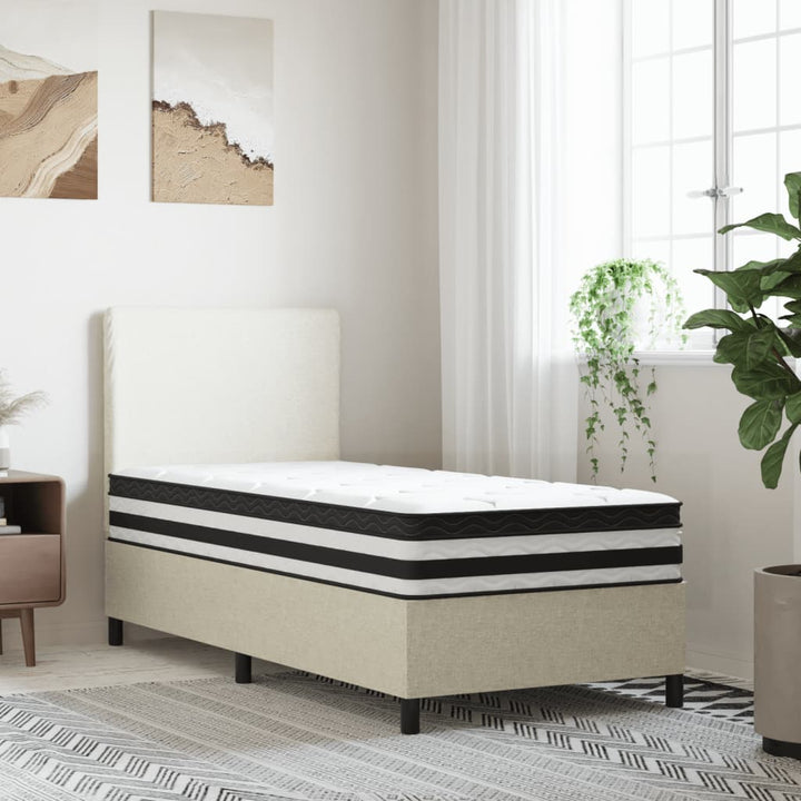 springmadras med pocketfjedre 80x200 cm medium