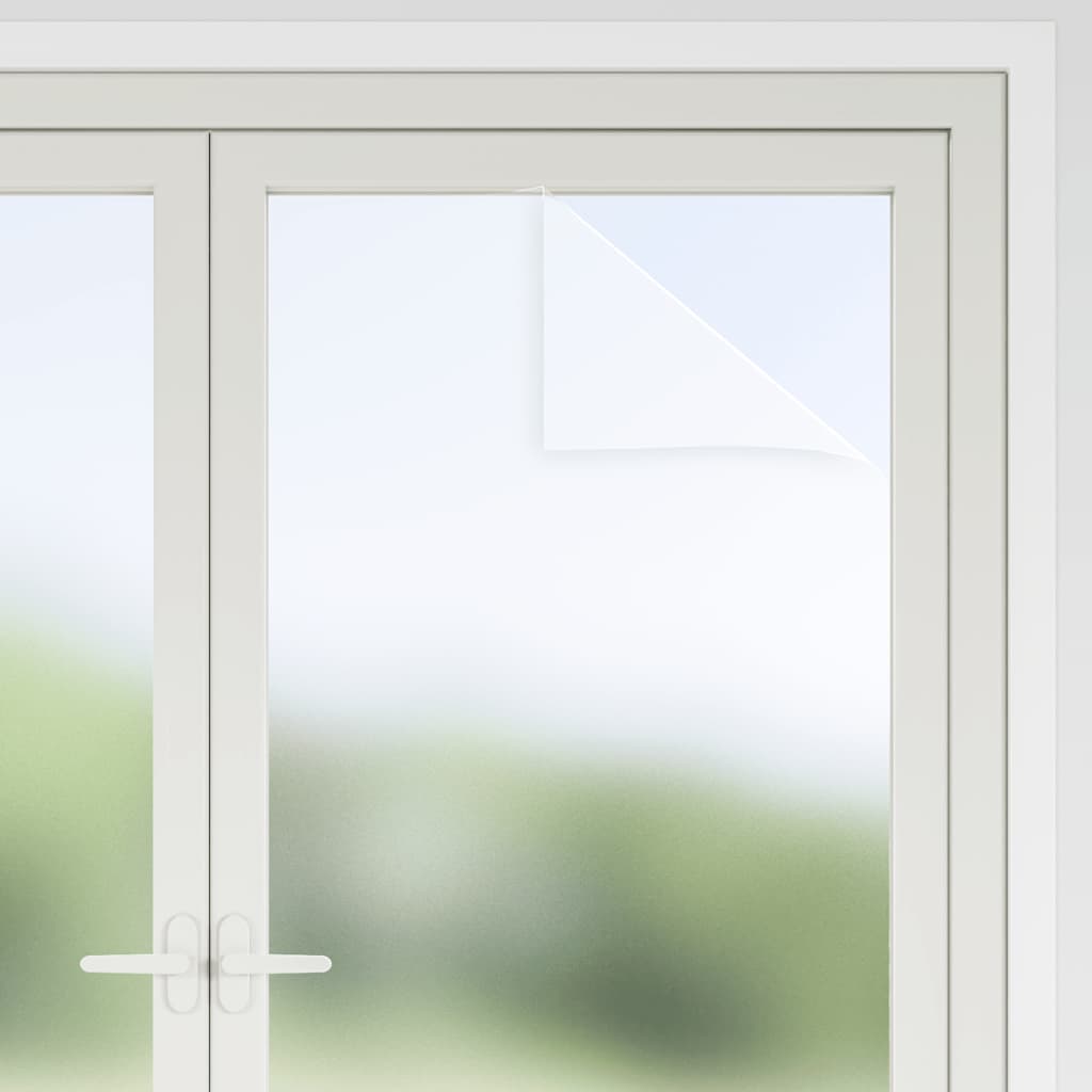 vinduesfolie PVC matteret hvid