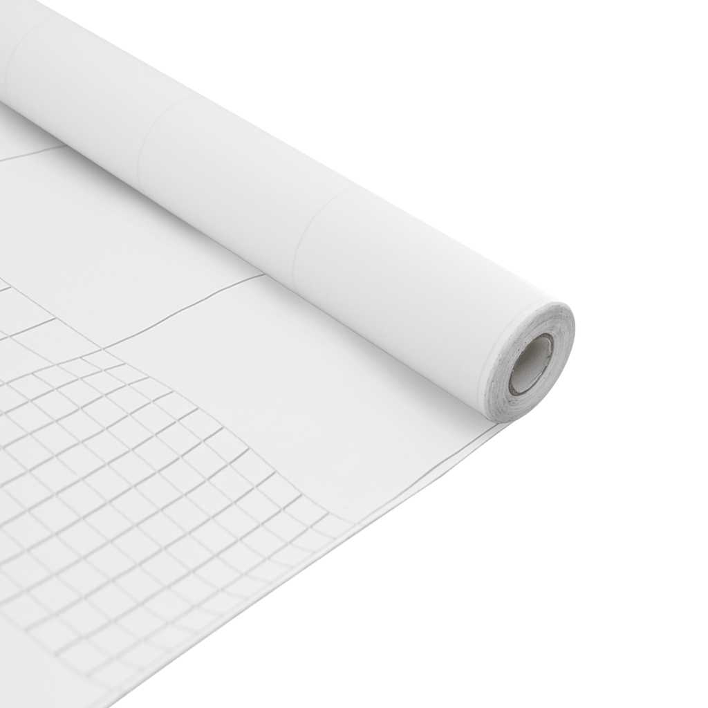 vinduesfolie PVC matteret hvid
