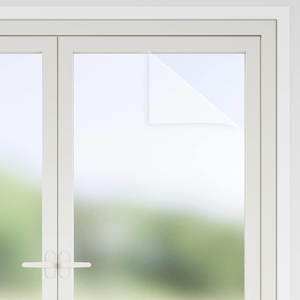 vinduesfolie PVC matteret hvid