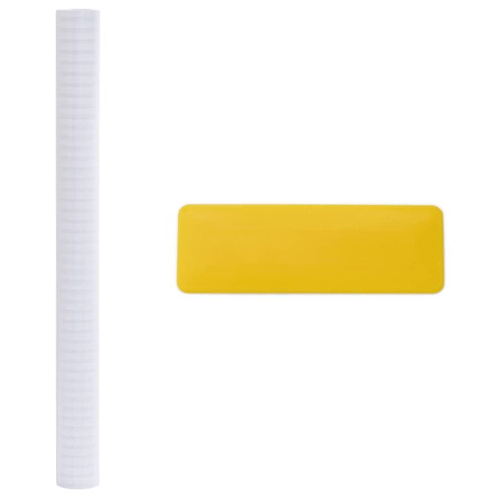 vinduesfolie stribet PVC matteret