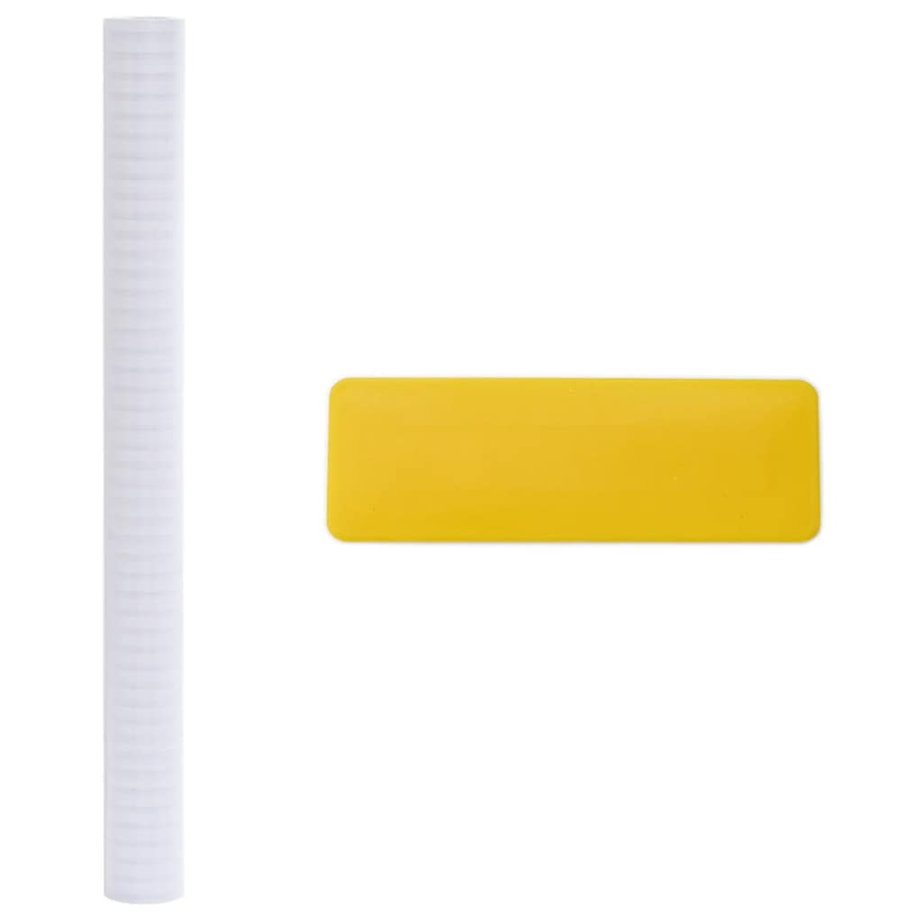 vinduesfolie stribet PVC matteret