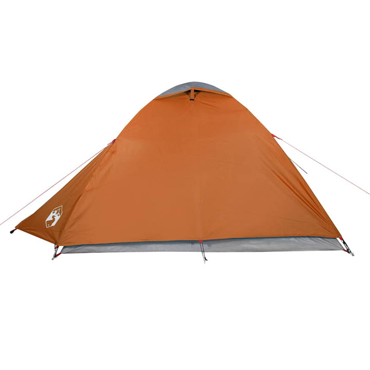 3-personers campingtelt vandtæt kuppel orange