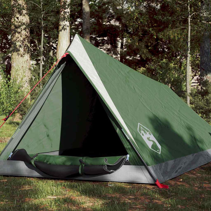 2-personers campingtelt vandtæt grøn
