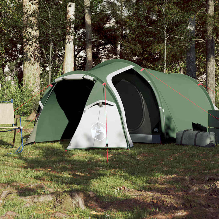 3-personers campingtelt vandtæt grøn