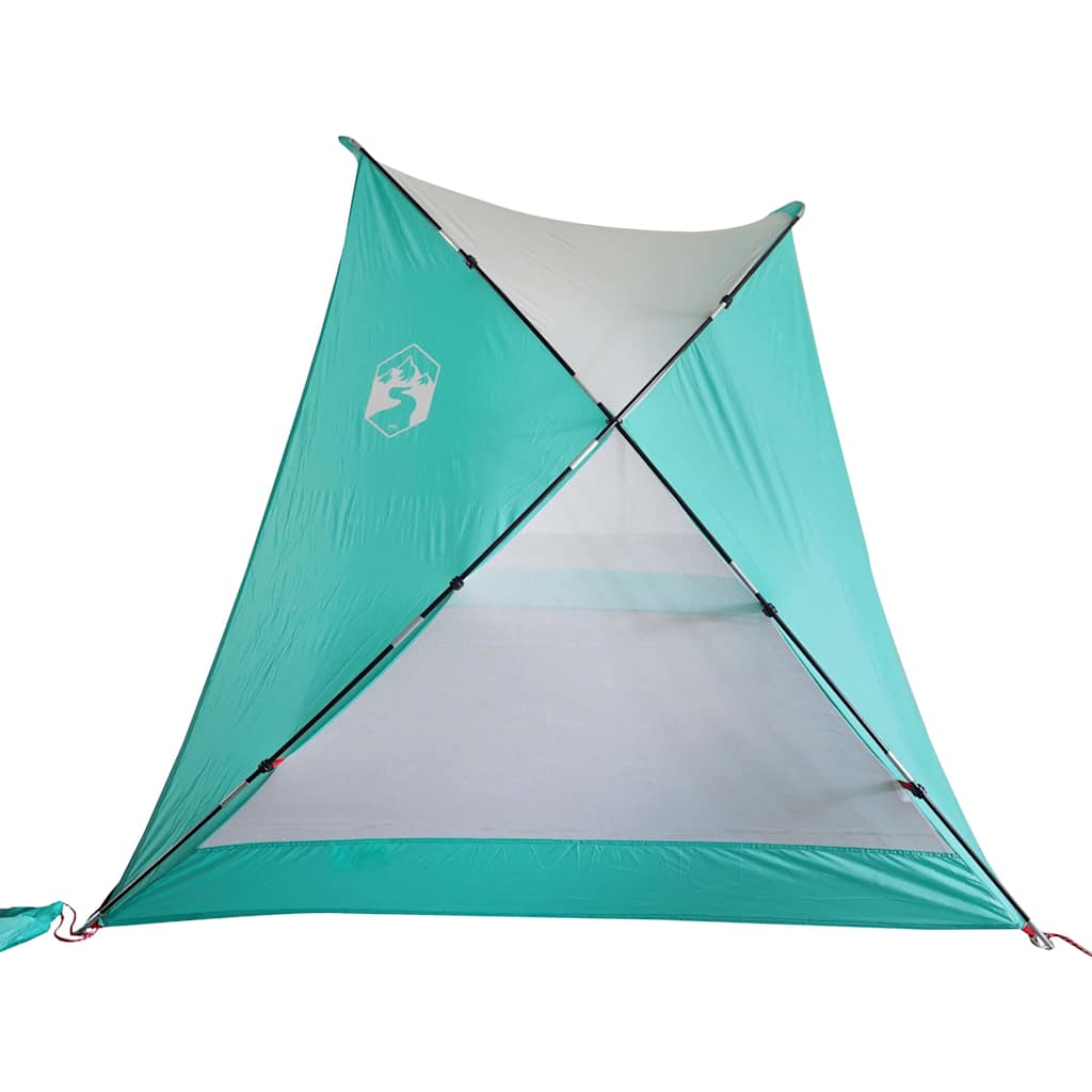 strandtelt 274x178x170/148 cm 185T polyester havgrøn