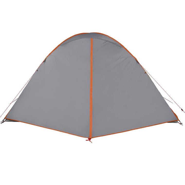 6-personers campingtelt vandtæt kuppel orange