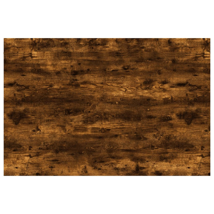 væghylder 4 stk. 60x40x1,5 cm konstrueret træ røget egetræ
