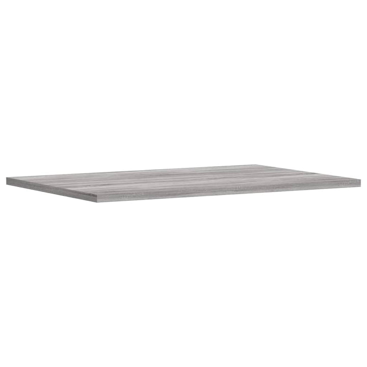 væghylder 4 stk. 60x40x1,5 cm konstrueret træ grå sonoma-eg
