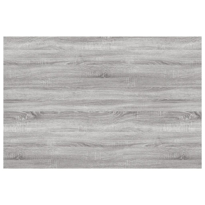 væghylder 4 stk. 60x40x1,5 cm konstrueret træ grå sonoma-eg