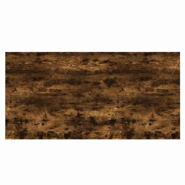væghylder 4 stk. 80x30x1,5 cm konstrueret træ røget egetræ