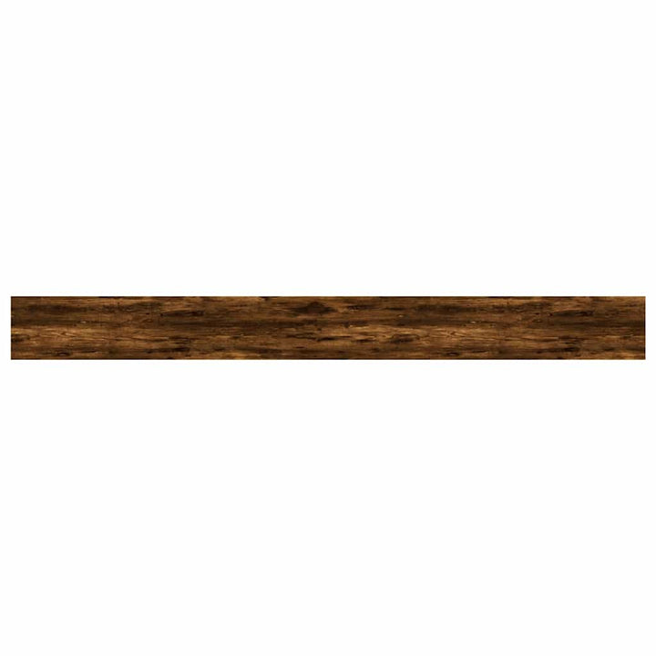 væghylder 4 stk. 80x50x1,5 cm konstrueret træ røget egetræ