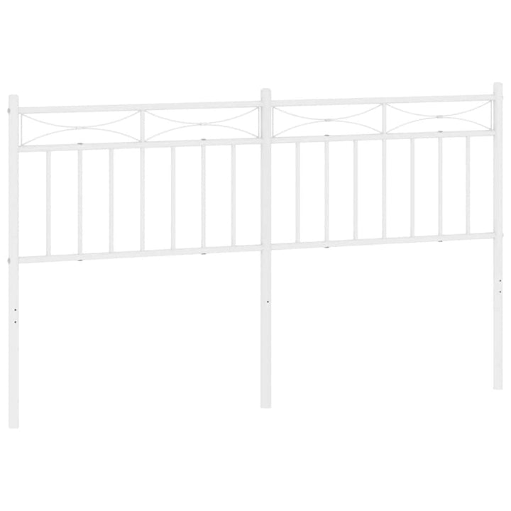 udskiftningsgavl 150 cm metal hvid