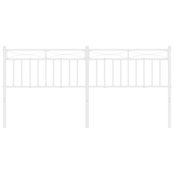 udskiftningsgavl 180 cm metal hvid