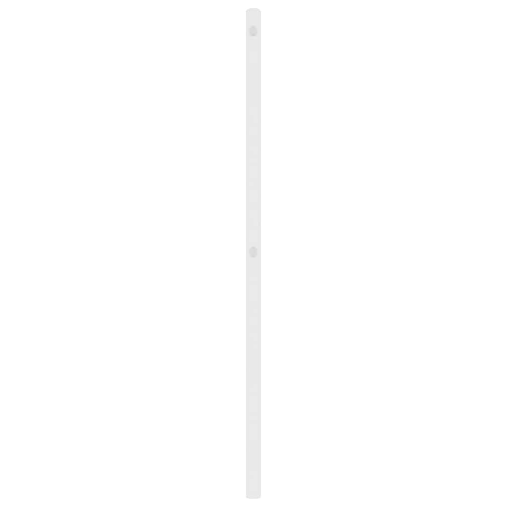 udskiftningsgavl 180 cm metal hvid
