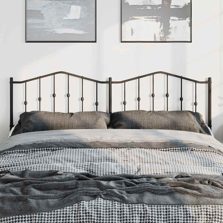 udskiftningsgavl 180 cm metal sort