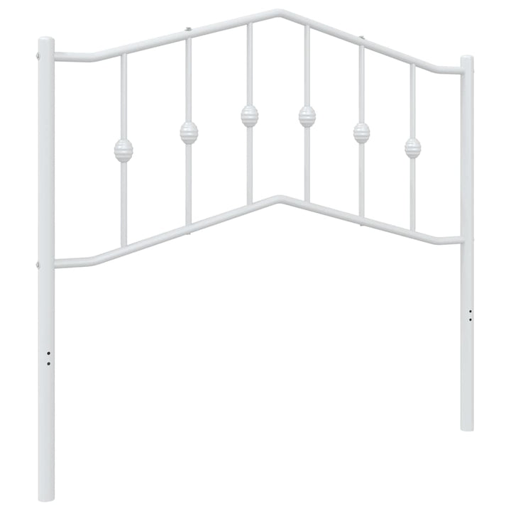 udskiftningsgavl 100 cm metal hvid