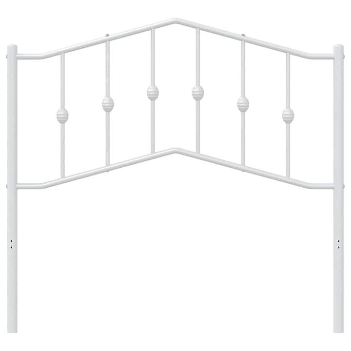 udskiftningsgavl 100 cm metal hvid