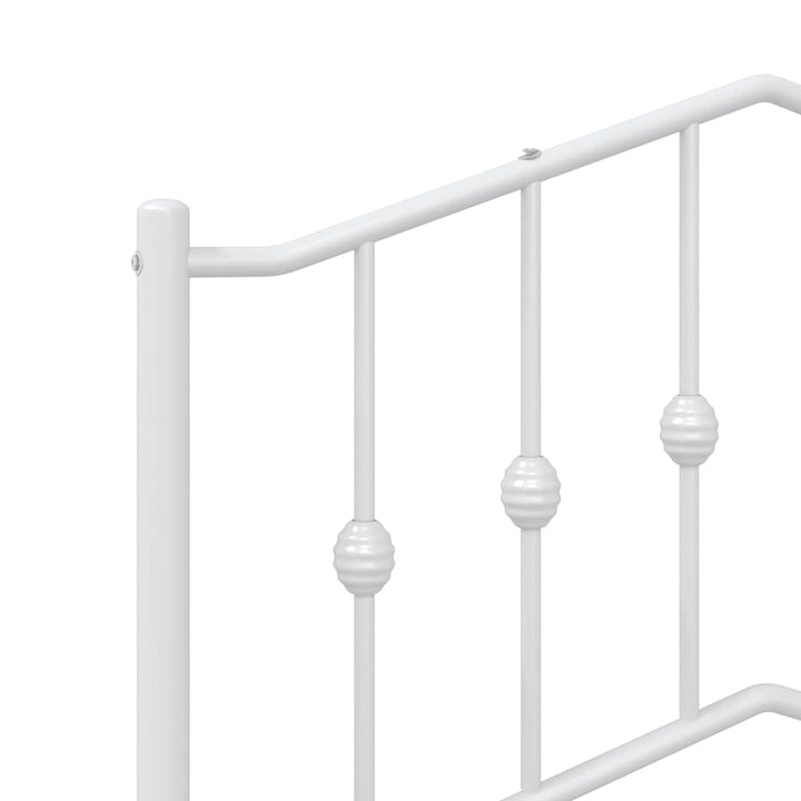 udskiftningsgavl 100 cm metal hvid