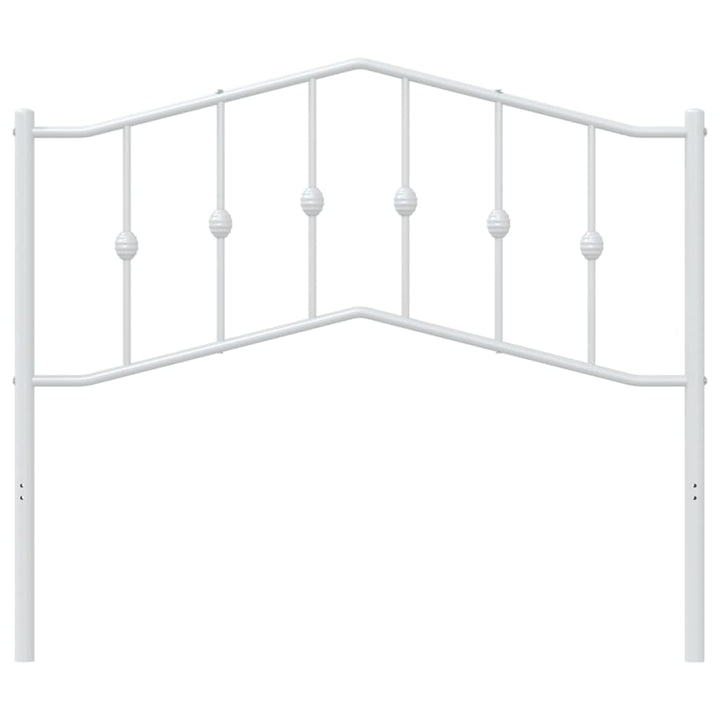 udskiftningsgavl 107 cm metal hvid
