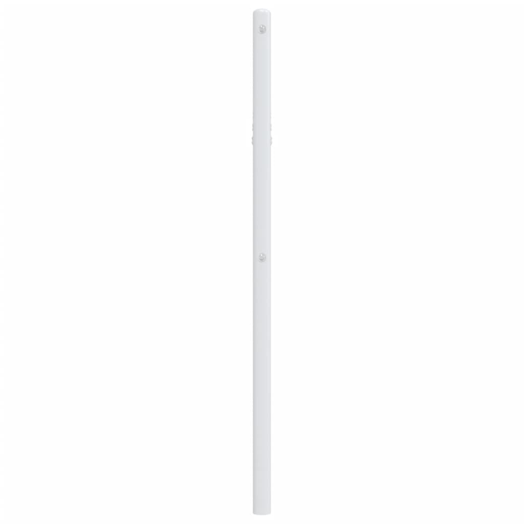 udskiftningsgavl 107 cm metal hvid