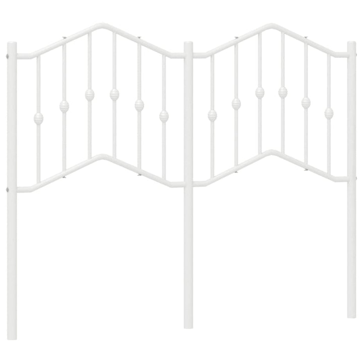 udskiftningsgavl 120 cm metal hvid