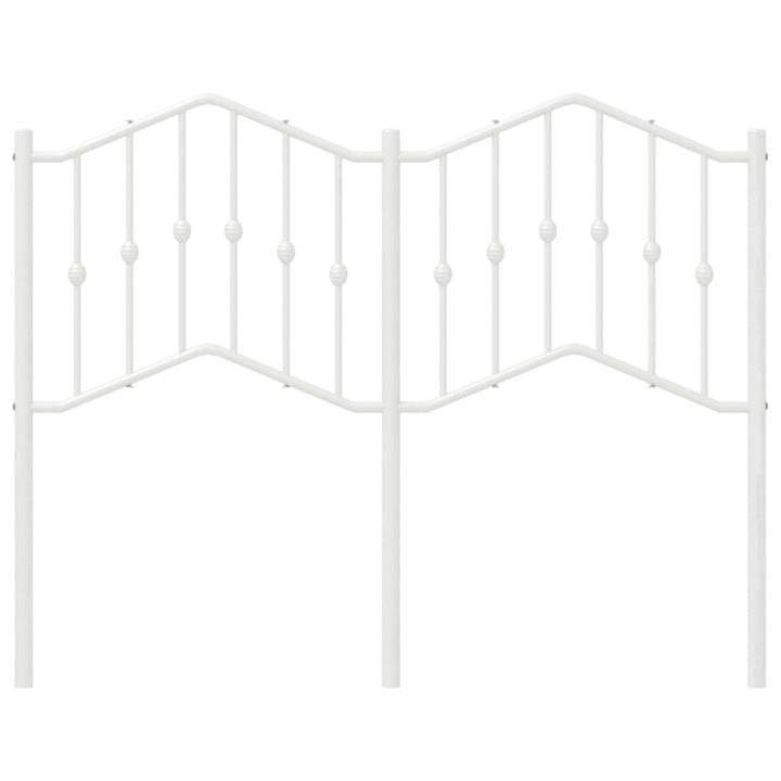 udskiftningsgavl 120 cm metal hvid