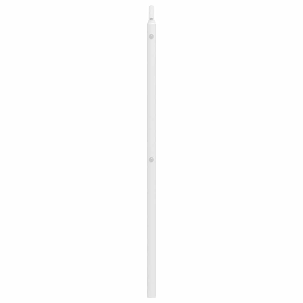 udskiftningsgavl 150 cm metal hvid