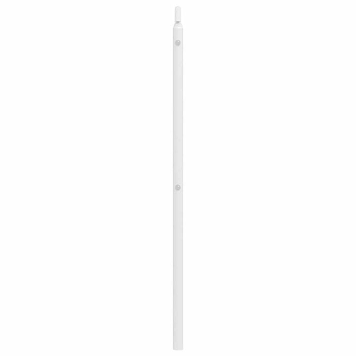 udskiftningsgavl 150 cm metal hvid