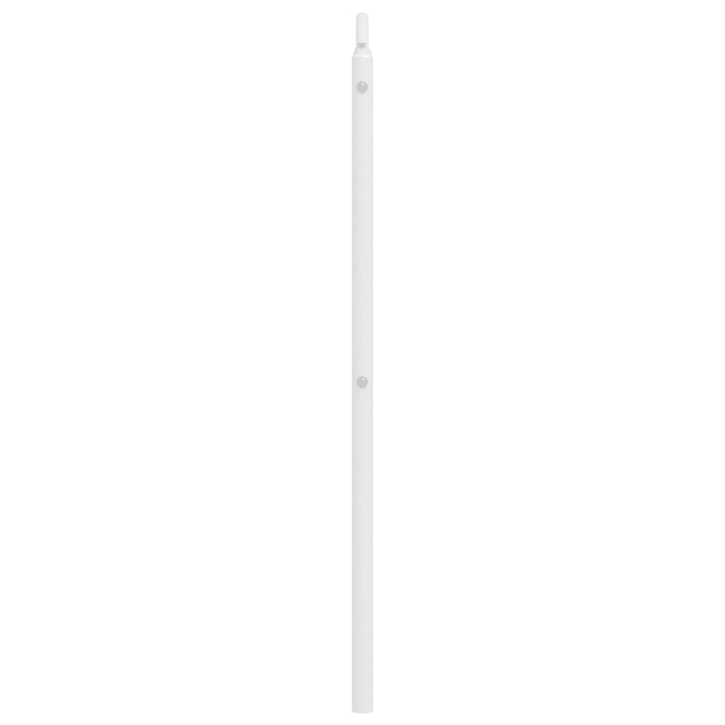 udskiftningsgavl 160 cm metal hvid