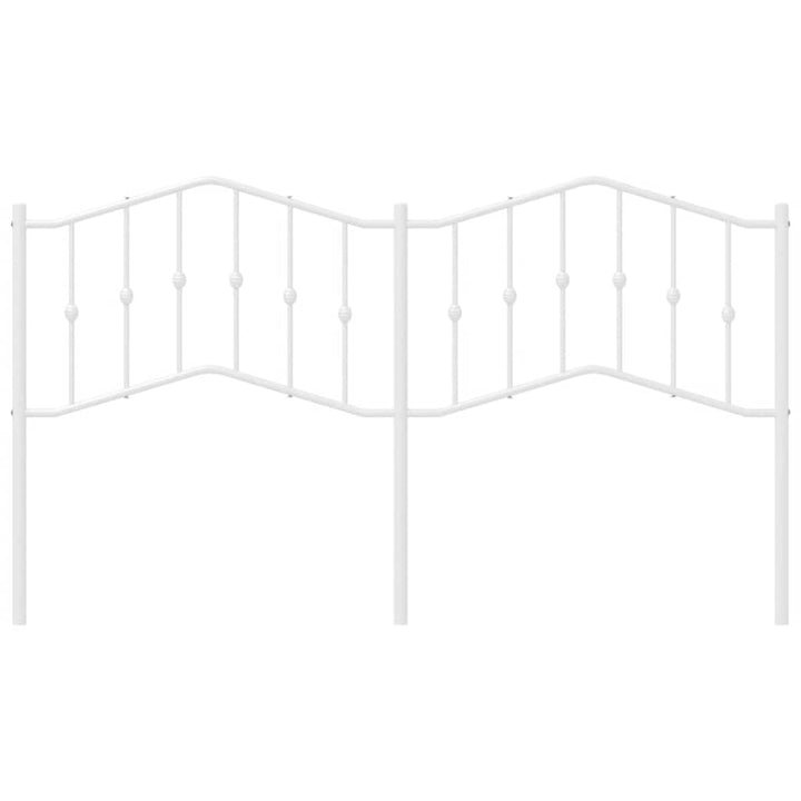 udskiftningsgavl 180 cm metal hvid