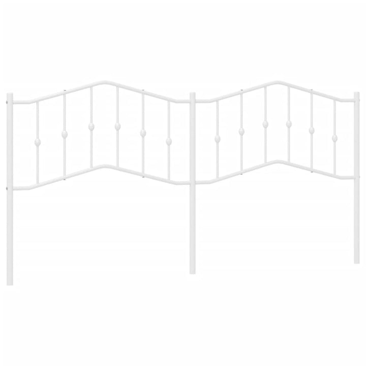 udskiftningsgavl 200 cm metal hvid