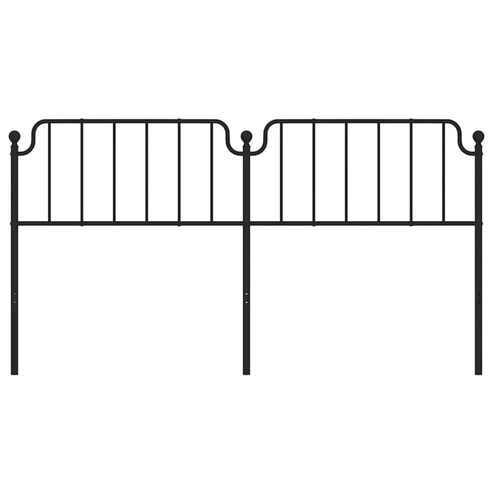 udskiftningsgavl 180 cm metal sort