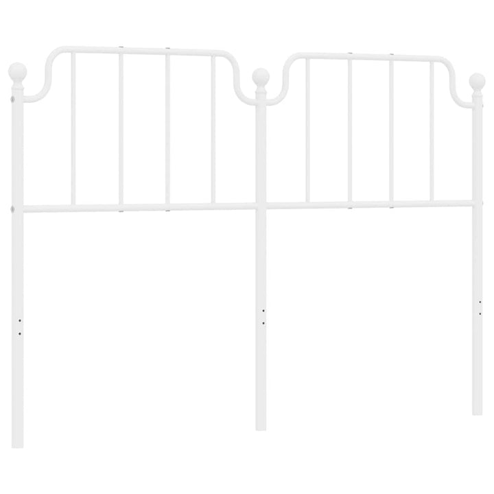 udskiftningsgavl 150 cm metal hvid