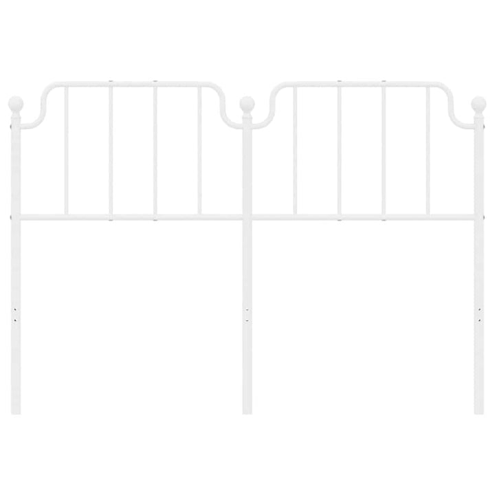 udskiftningsgavl 150 cm metal hvid