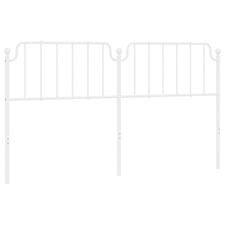 udskiftningsgavl 180 cm metal hvid