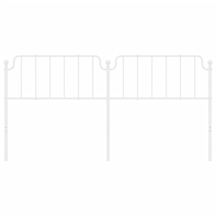 udskiftningsgavl 200 cm metal hvid