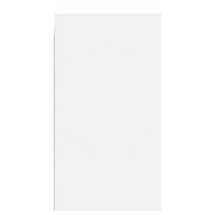 vægskab med glaslåger 68x37x68,5 cm hvid