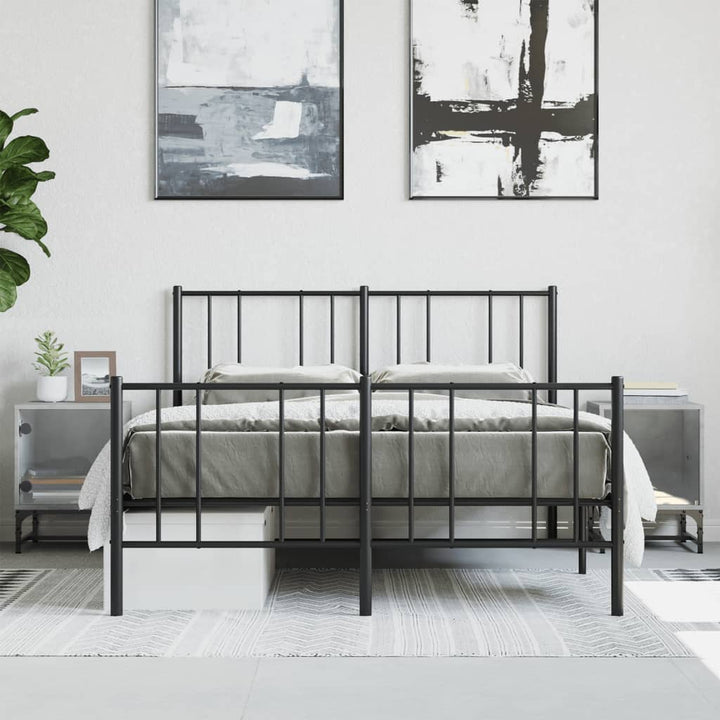 sengeborde 2 stk. med glaslåger 35x37x50 cm betongrå