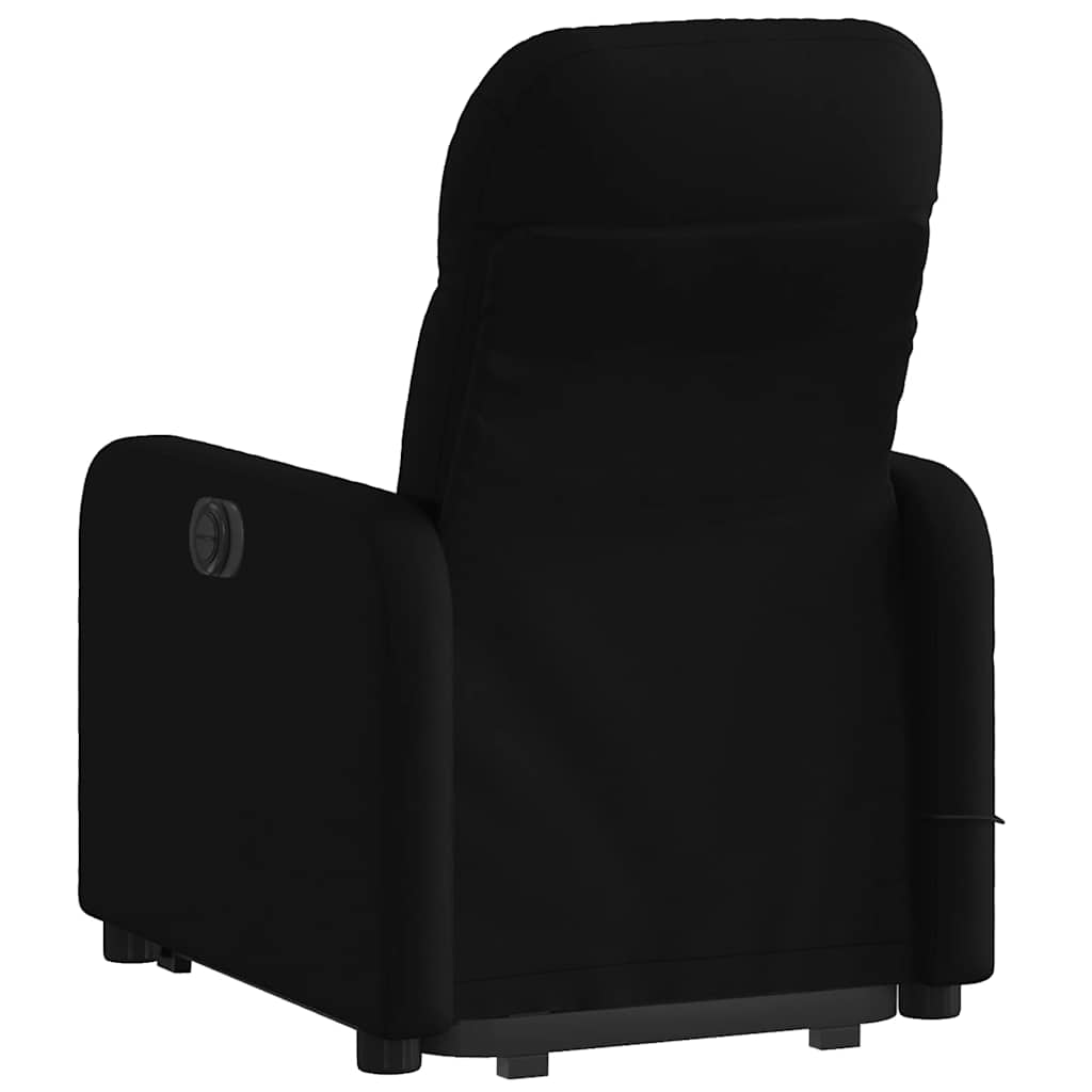 elektrisk massagestol med løftefunktion stof sort