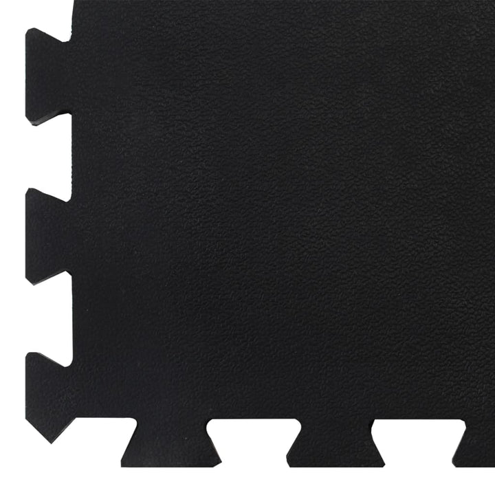 gulvmåtte 100x100 cm 12 mm gummi sort
