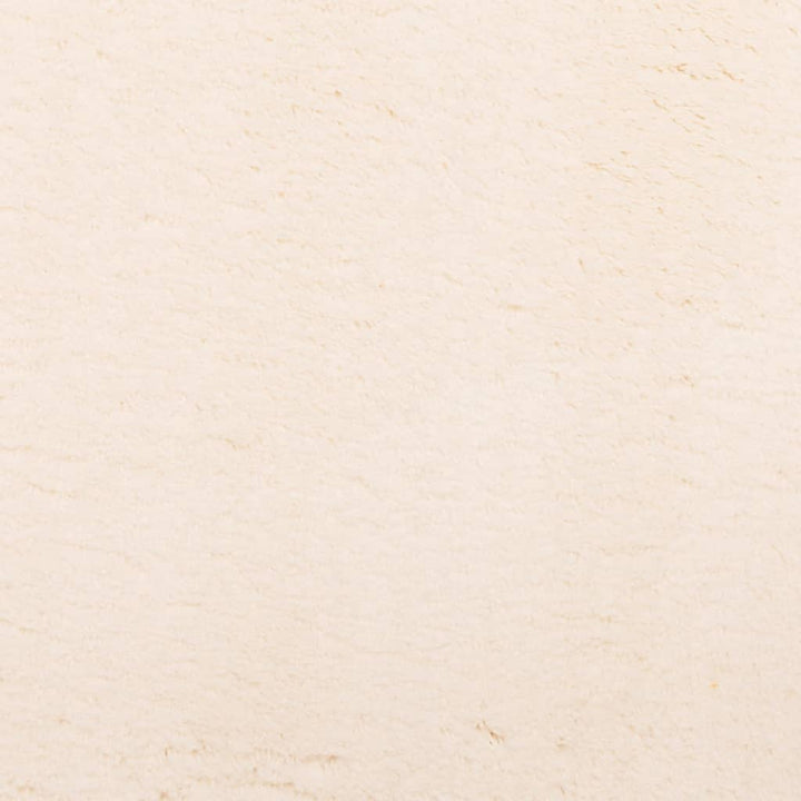 gulvtæppe HUARTE 120x170 cm kort luv og vaskbart beige