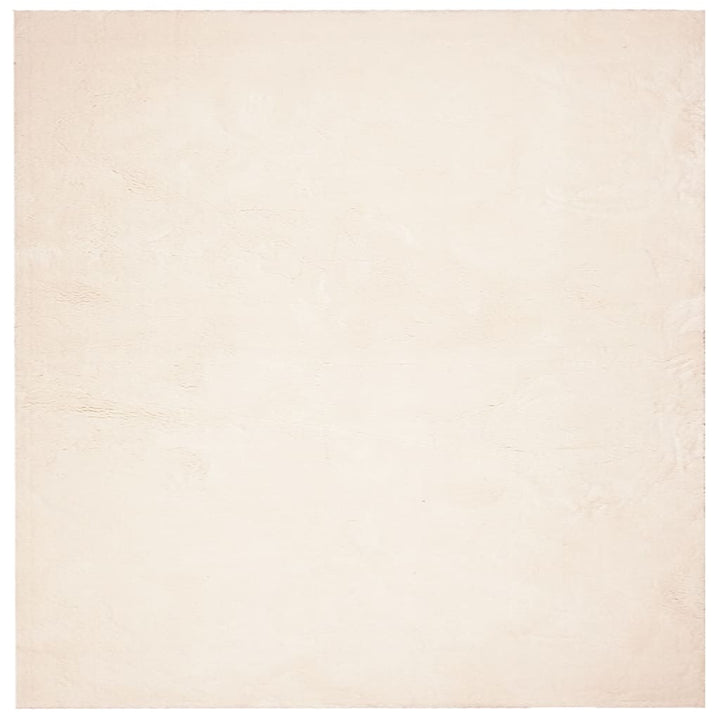 gulvtæppe HUARTE 160x160 cm kort luv og vaskbart beige